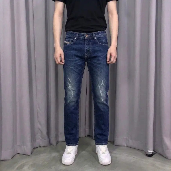 [BUNJANG] Diesel Washed Distressed Slim Denim Pants / 디젤 워싱 디스 슬림 데님팬츠 (No.128)
