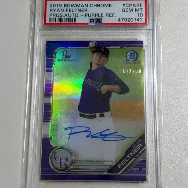 [BUNJANG] Ryan Feltner Limited Edition Auto PSA 10 Baseball Card MLB / 라이언 펠트너 한정 /250 오토 PSA 10 등카 야구카드 MLB