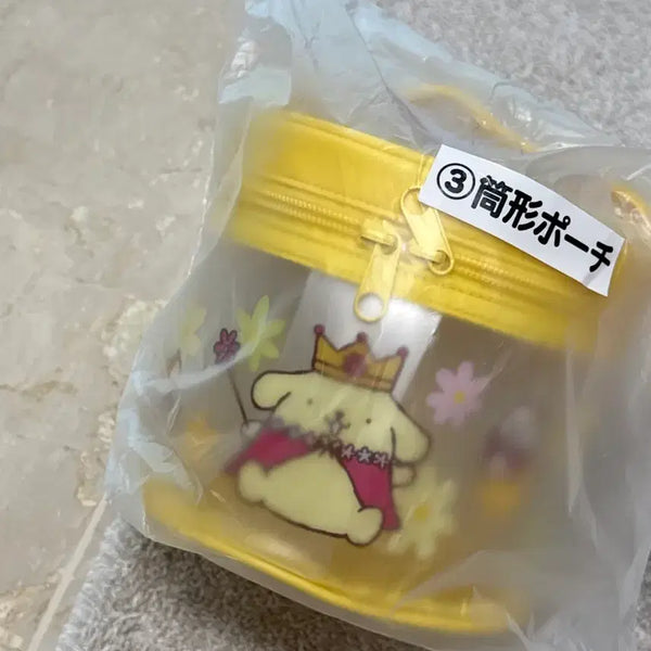 [BUNJANG] Sanrio Pompompurin Lottery 3rd Prize PVC Clear Pouch / 산리오 폼폼푸린 쿠지 3등상 pvc 투명 파우치