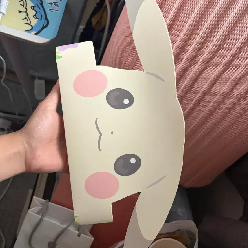 [BUNJANG] Pokemon Paper Hat & Ball Pouch Bundle Set / 일괄)포켓몬스터 창백 카츄 종이 모자 & 포켓몬 볼 파우치