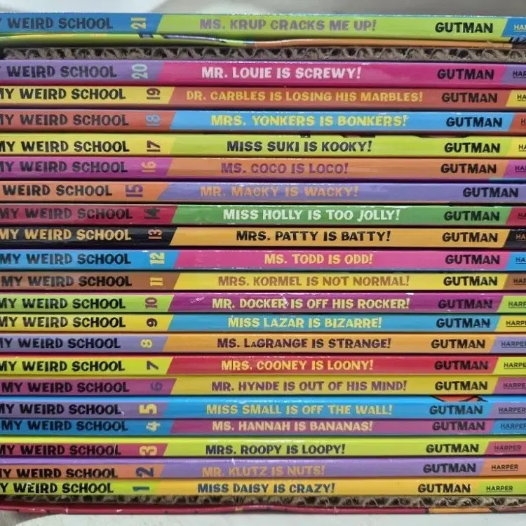 [BUNJANG] My Weird School Series Complete Collection (Volumes 1-21) / 마이 위어드 스쿨 시리즈 전집