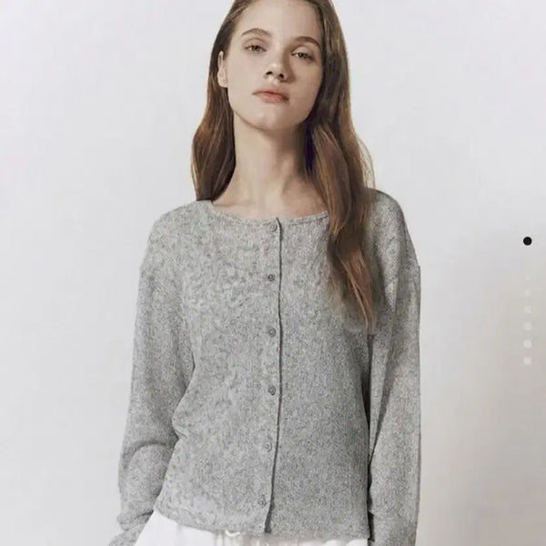 [BUNJANG] Giordano Sheer Cardigan / 지오다노 시어가디건