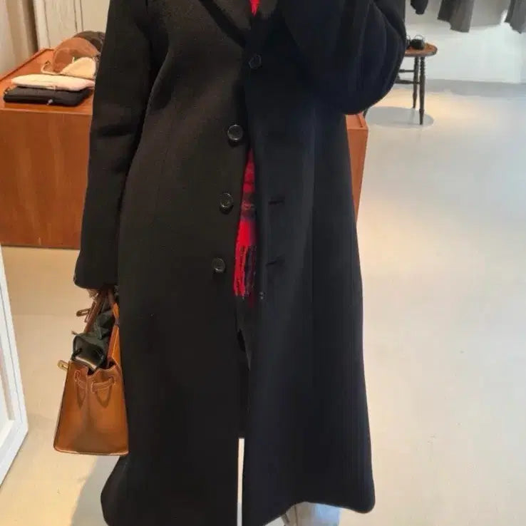 [BUNJANG] Sienne Cashmere Single Coat / 시엔느 - 캐시미어 싱글 코트