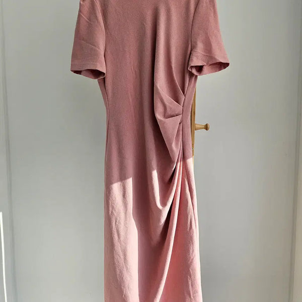 [BUNJANG] Summer Pink Shirring Dress / 여름 핑크 셔링 원피스