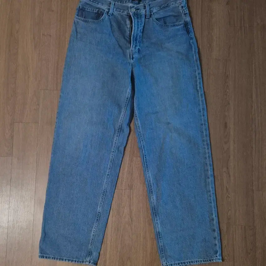 [BUNJANG] Uniqlo Wide Leg Jeans / 유니클로 와이드 청바지