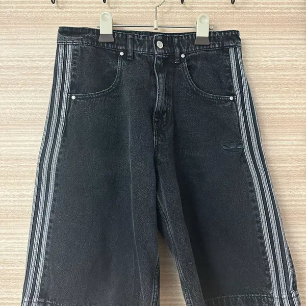[BUNJANG] Adidas Denim Firebird Shorts 32 / 아디다스 데님 파이어버드 쇼츠 32