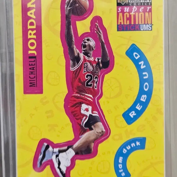 [BUNJANG] Michael Jordan Super Action Stickers Card / 마이클 조던 슈퍼 액션 스티커즈 카드