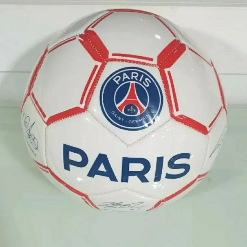 [BUNJANG] Paris Saint-Germain (PSG) Size 5 Football - Autograph Print Ball / PSG 축구공 5호 새상품, 이강인 및 동료선수 사인 인쇄볼
