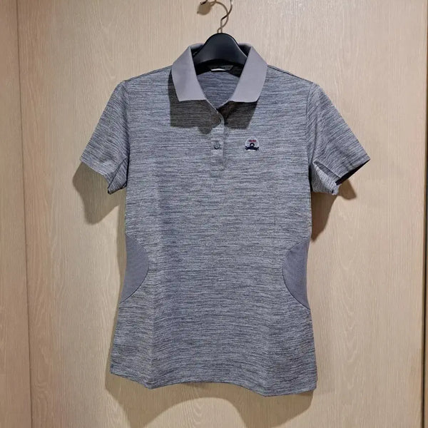 [BUNJANG] Air Walk Women's Golf Short-Sleeve Polo Shirt Grey Size 95 / AIR WALK. 골프 여성 반팔 카라티 그레이사이즈95. 미사용