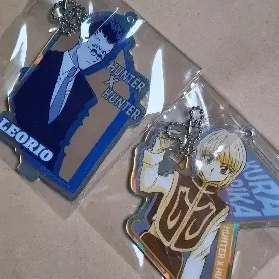 [BUNJANG] Hunter x Hunter Kurapika & Leorio Acrylic Keychain (Sealed) / 헌터x헌터 크라피카 레오리오 아크릴 키링 (미개봉)