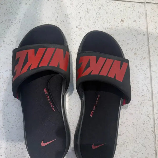 [BUNJANG] Nike Ultra Comfort Slide Black Red 260 / (260)나이키 울트라 컴포트 슬라이드 블랙 레드