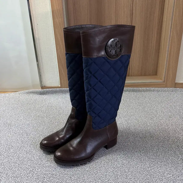 [BUNJANG] Tory Burch Quilted Leather Long Boots / 토리버치 부츠 5.5 225