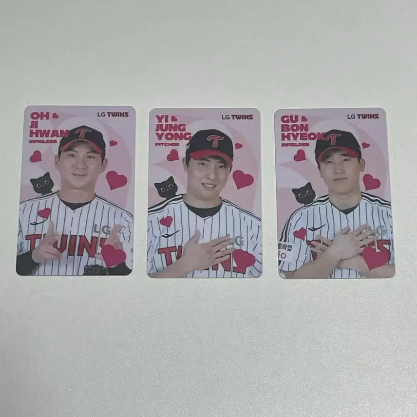 [BUNJANG] LG Twins July Random Photocard Bundle Set / 엘지트윈스 7월 랜덤 포카 랜포 심쿵 오지환 구본혁 이정용