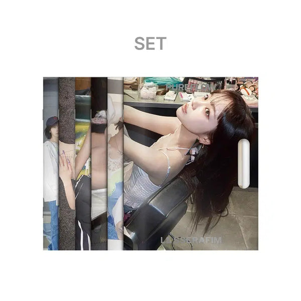 [BUNJANG] LE SSERAFIM PUREFLOW Compact Album Set (Sealed) / 르세라핌 PUREFLOW 컴팩트반 미개봉 앨범 세트