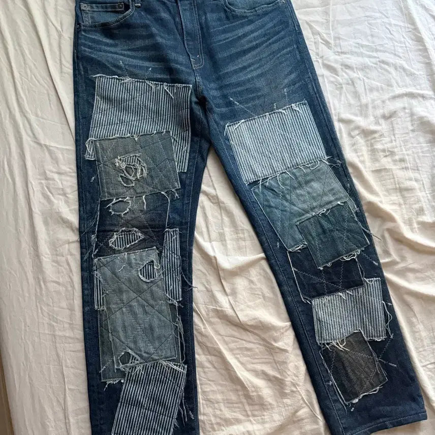 [BUNJANG] Junya Watanabe x Levi's Patchwork Denim Pants / 준야와타나베 리바이스