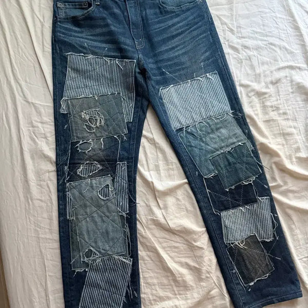 [BUNJANG] Junya Watanabe x Levi's Patchwork Denim Pants / 준야와타나베 리바이스