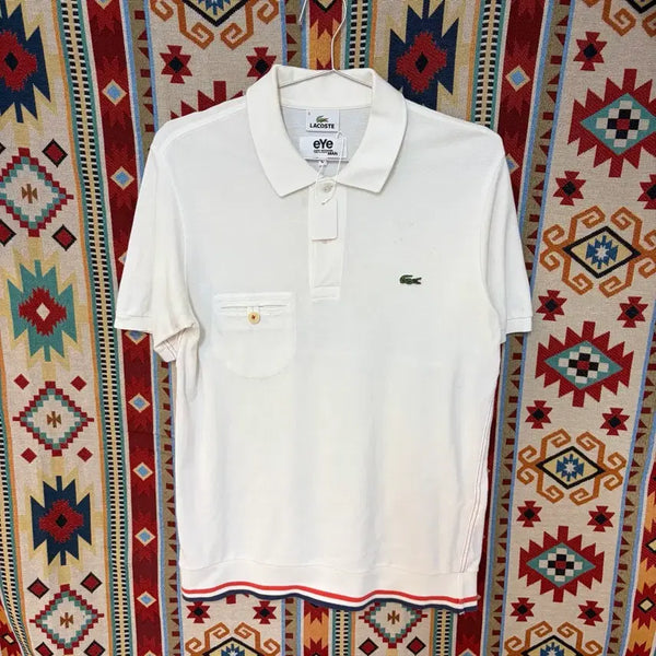 [BUNJANG] Lacoste x Junya Watanabe Collaboration Pocket Short Sleeve Polo T-shirt / 라코스테 준야와타나베 콜라보 포켓 PK 반팔 카라티 L