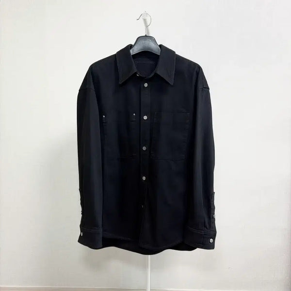 [BUNJANG] Wooyoungmi Back Logo Denim Jacket Size 50 / [정품/50] 우영미 백로고 데님자켓