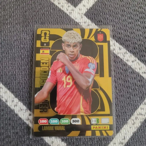 [BUNJANG] Panini Football Card Lamine Yamal Golden Baller Card / 파니니 축구카드 라민야말 골든볼러카드!