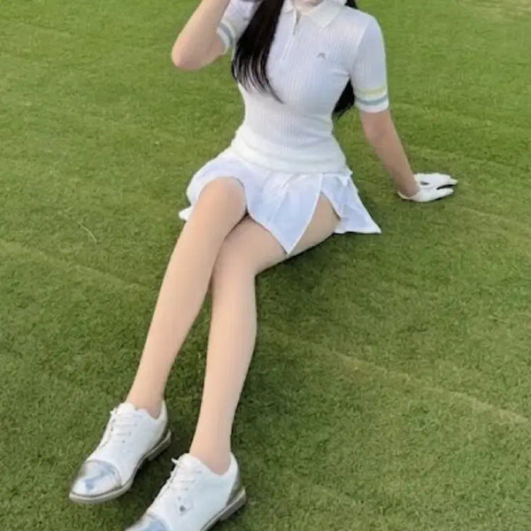 [BUNJANG] J.Lindeberg Authentic Golf Wear Knit Top / +팬티 중고 제이린드버그 정품 골프웨어 니트 탑