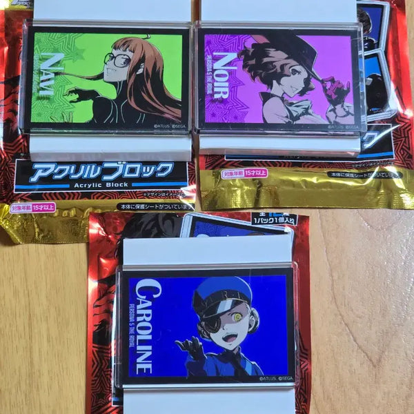 [BUNJANG] Persona 5 Futaba Sakura, Haru Okumura, Caroline Acrylic Block / 페르소나5 아크릴 블럭 후타바 나비 하루 누아르 카롤린 판매