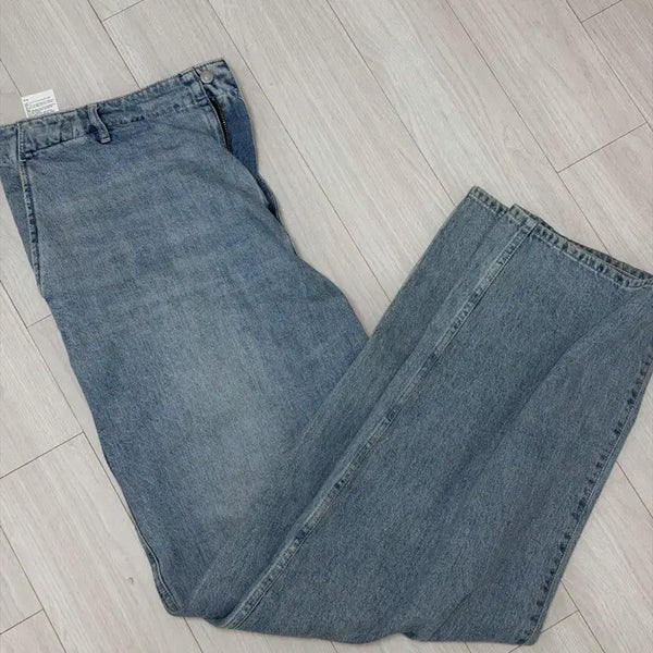 [BUNJANG] Poterri Wide Denim Jeans Light Blue / [5]포터리 와이드진.연청