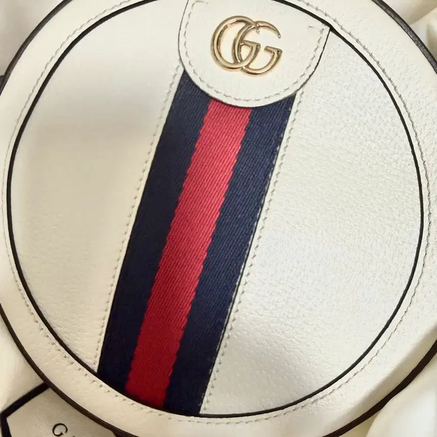 [BUNJANG] Gucci Ophidia Mini Round Tambourine Bag Ivory / 구찌 미니 오피디아 라운드 탬버린백 아이보리