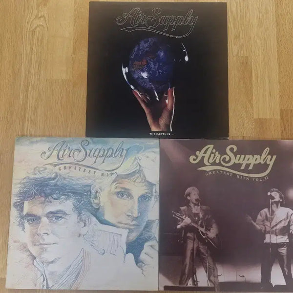 [BUNJANG] Air Supply "The Earth Is...", "Greatest Hits Vol. I", "Greatest Hits Vol. II" 3 LP Set / [A] Air Supply LP 3종