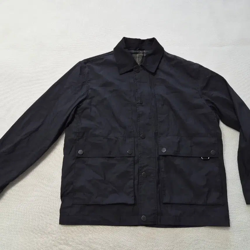 [BUNJANG] TOPTEN Work Jacket Black Jumper 110 / 탑텐 워크자켓 블랙 점퍼 110
