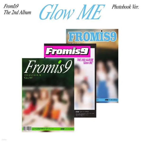 [BUNJANG] fromis_9 Glow Me Photobook Version 3-Set / 프로미스나인 글로우 미 포토북버전 3종세트 glow me 단순개봉