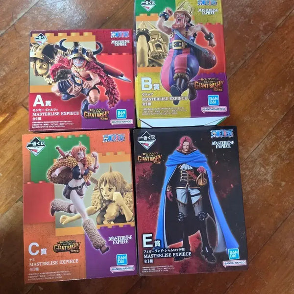 [BUNJANG] One Piece Master Stars Piece Figures (A, B, C, E Prize) Bundle Set / 원피스 마스터라이즈 익스피스 피규어 (A, B, C, E상)