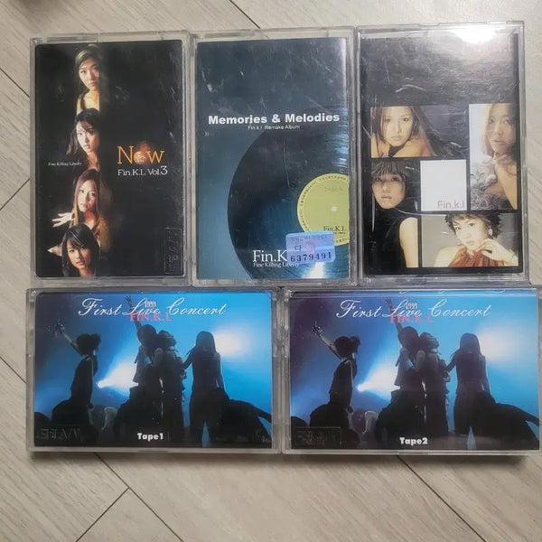 [BUNJANG] Fin.K.L 3rd & 4th Album Remake Cassette Tape Bundle / 핑클 fin.k.l 3,4집 Remake 앨범 / 1999 First Live Concert 카세트 테이프
