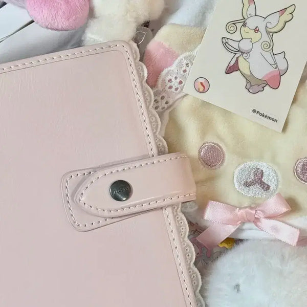 [BUNJANG] File of Fax Molden A7 Diary Binder with Lace Inserts / (택포13) 파일로팩스 몰든 A7 다이어리 바인더 + 레이스 속지