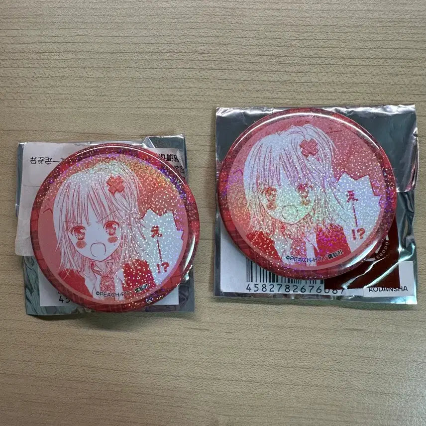 [BUNJANG] Shugo Chara! Amu Hinamori Can Badge / 캐릭캐릭체인지 아무 캔뱃지