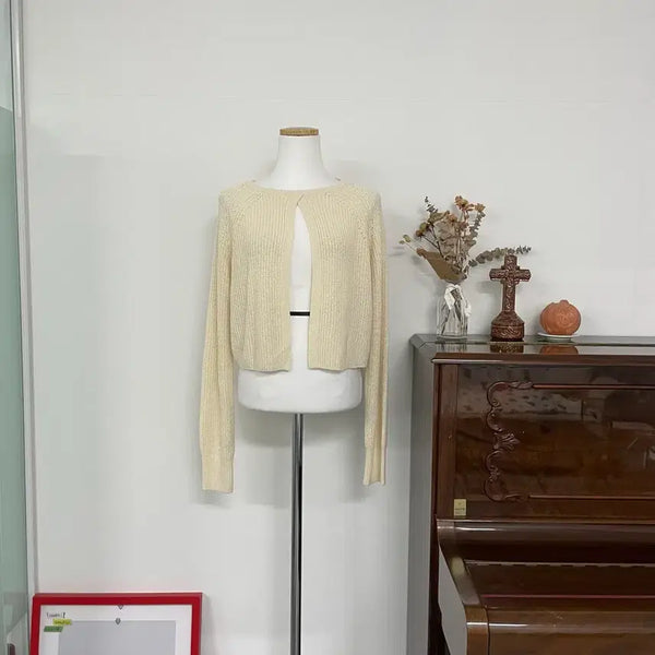 [BUNJANG] DIAGONAL Raglan Knit Ivory / [DIAGONAL]