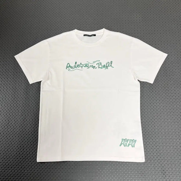 [BUNJANG] Andersson Bell Embroidery T-Shirt White M / 앤더슨벨 엠브로더리 자수 티셔츠 화이트 M