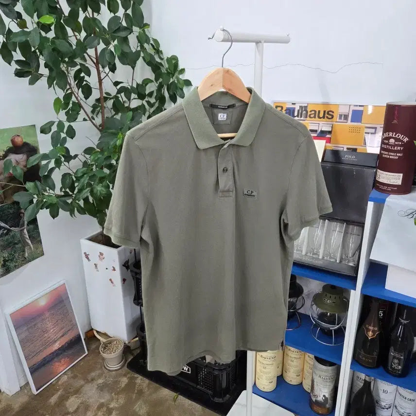 [BUNJANG] CP Company Pique Collar Short Sleeve T-Shirt L / Cp컴퍼니 피케 칼라 반팔 티셔츠 L