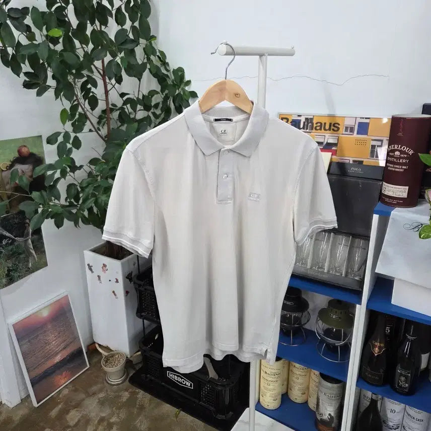 [BUNJANG] CP Company Pique Collar Short Sleeve T-Shirt Size M / Cp컴퍼니 피케 칼라 반팔 티셔츠 M