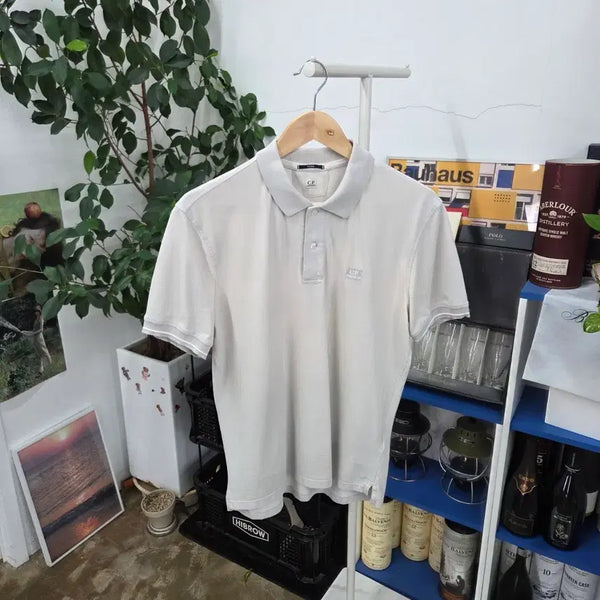 [BUNJANG] CP Company Pique Collar Short Sleeve T-Shirt Size M / Cp컴퍼니 피케 칼라 반팔 티셔츠 M