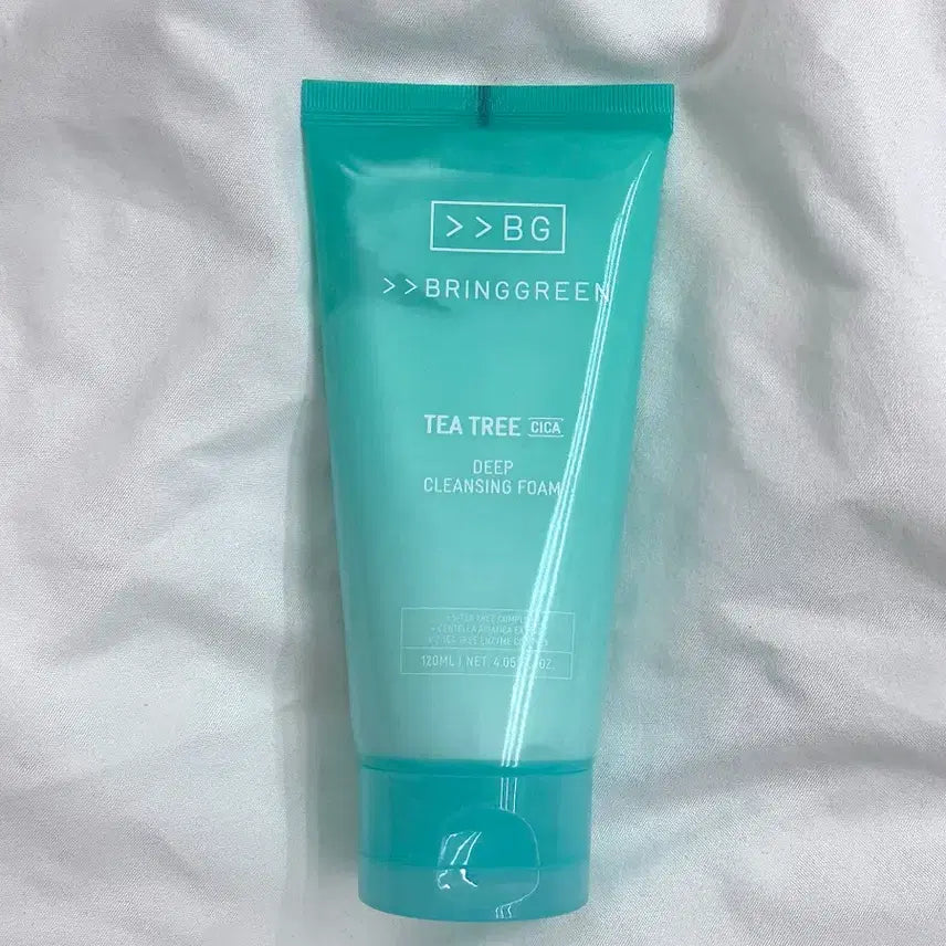 [BUNJANG] Bring Green Tea Tree Cica Deep Cleansing Foam 120ml / 브링그린 티트리 시카 딥 클렌징 폼 120ml
