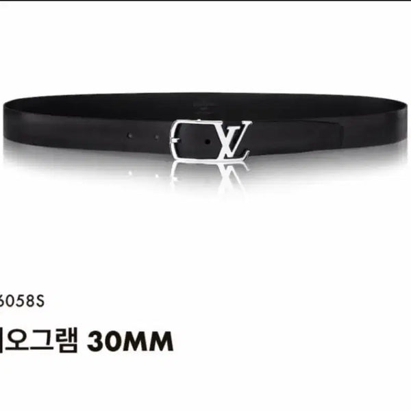 [BUNJANG] Louis Vuitton Neo Gram Belt 30MM M6058S / 루이비통 네오그램 벨트 30MM M6058S