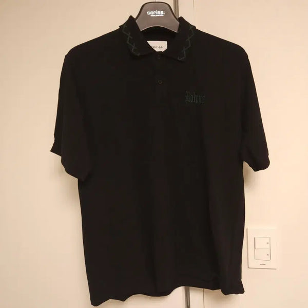 [BUNJANG] Palmes Black Polo T-Shirt / [L] palmes 팜즈 카라티셔츠 블랙