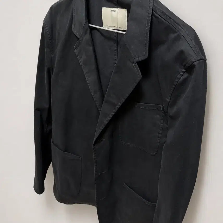 [BUNJANG] Porter Classic Washed Sports Jacket Black Size 3 / 포터리 워시드 스포츠 자켓 3사이즈 블랙