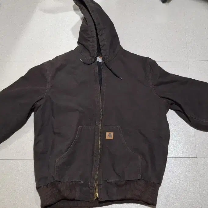 [BUNJANG] Carhartt WIP Active Jacket J130 Dark Brown Medium / 칼하트 액티브 자켓 j130 dkb m사이즈