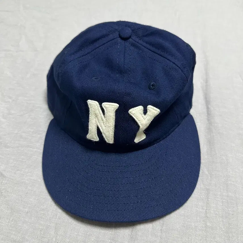 [BUNJANG] Ebbets Field New York Cap Navy Made in USA / 이벳필드 뉴욕 캡 네이비 made in usa