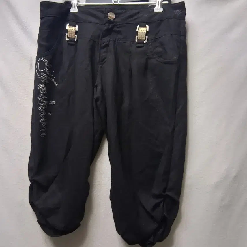 [BUNJANG] Linen 7-Point Shorts (30 inches) / 린넨 7보 반바지 30인지