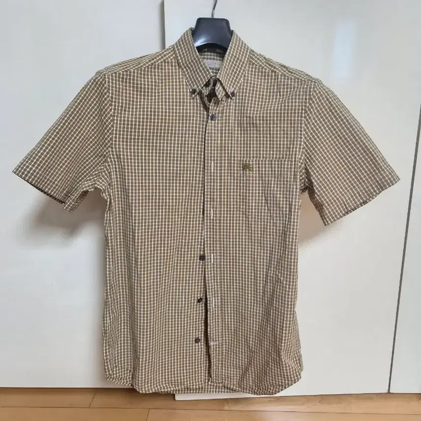 [BUNJANG] Burberry Check Short Sleeve Shirt / 버버리 반팔 셔츠