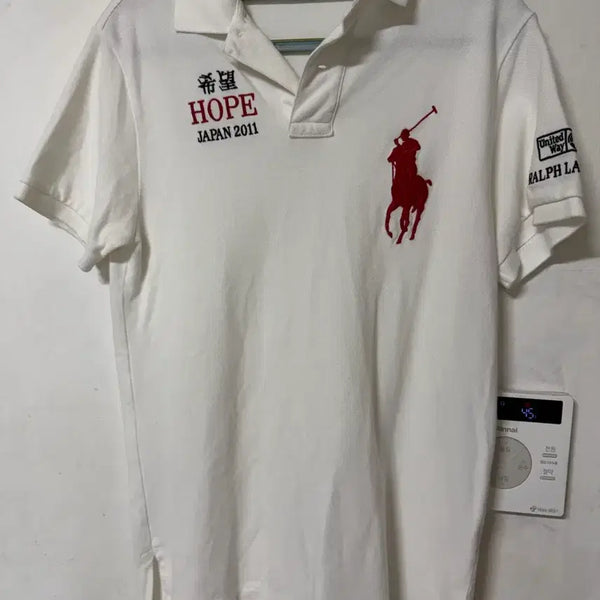 [BUNJANG] Polo Ralph Lauren Big Pony Japan Earthquake Charity T-Shirt / 폴로 빅포니 동일본대지진 재팬 카라티