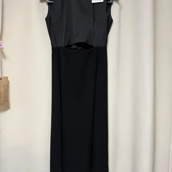 [BUNJANG] Recto Women's Black Long Dress with Slit / 렉토 여성 원피스 (새상품)