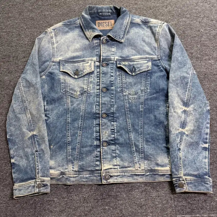 [BUNJANG] Diesel Washed Denim Jacket XL / 디젤 워싱 데님 자켓